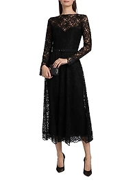 Ginogi Lace Midi-Dress