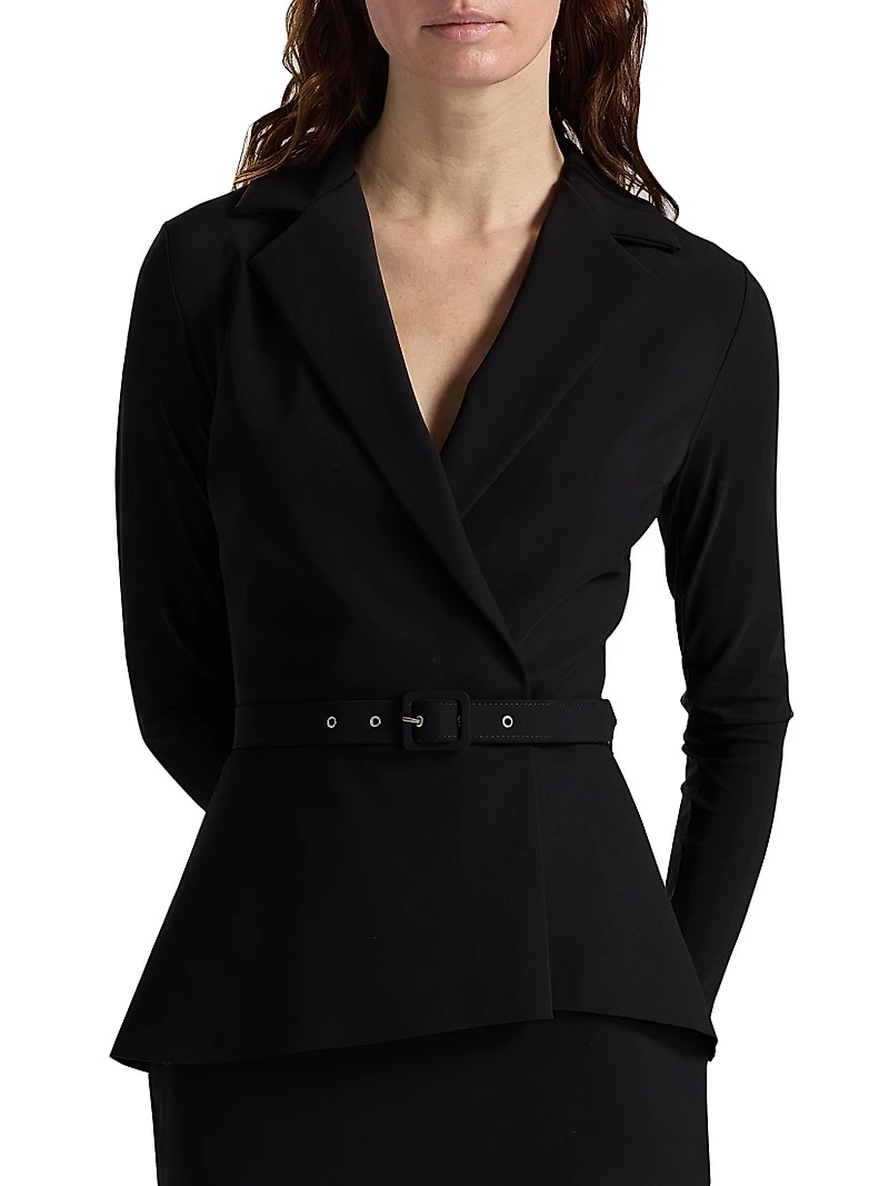 Thadira Jersey V-Neck Gown