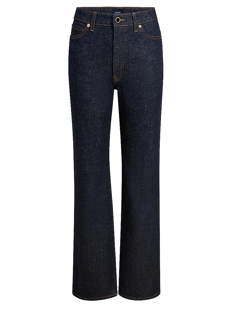 Danielle Mid-Rise Slim-Straight Jeans