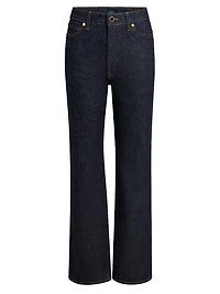 Danielle Mid-Rise Slim-Straight Jeans