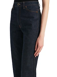 Danielle Mid-Rise Slim-Straight Jeans
