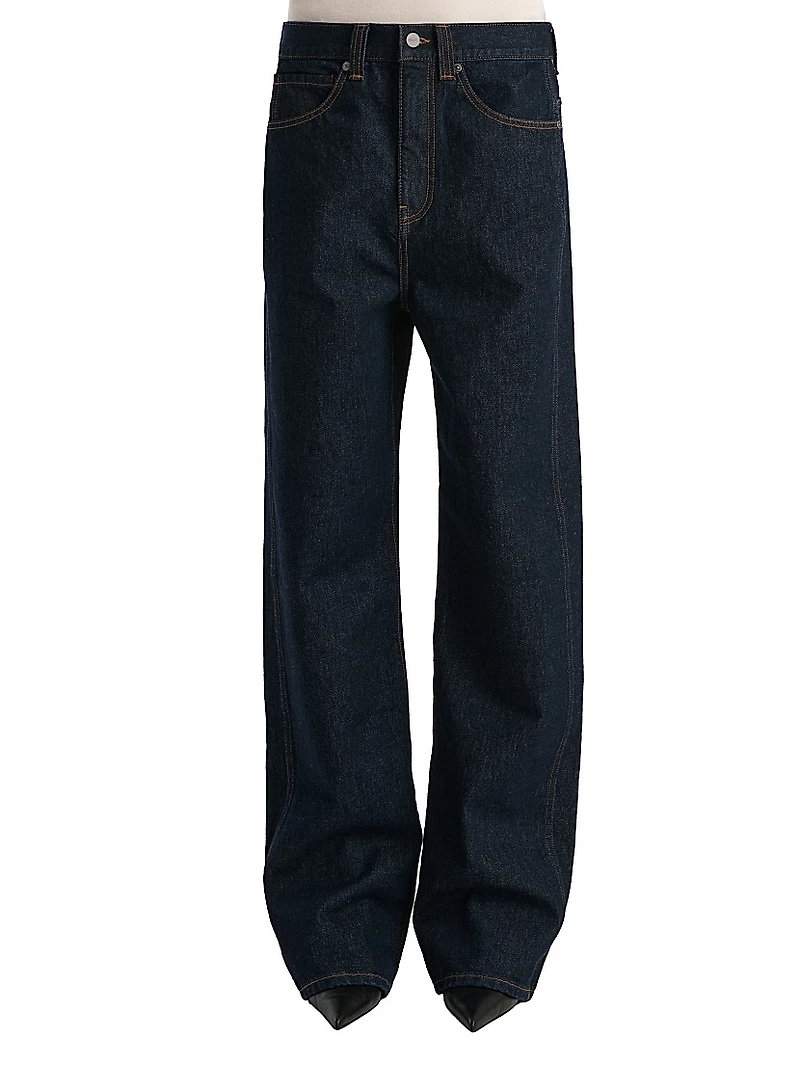Bonnie Mid-Rise Wide-Leg Jeans