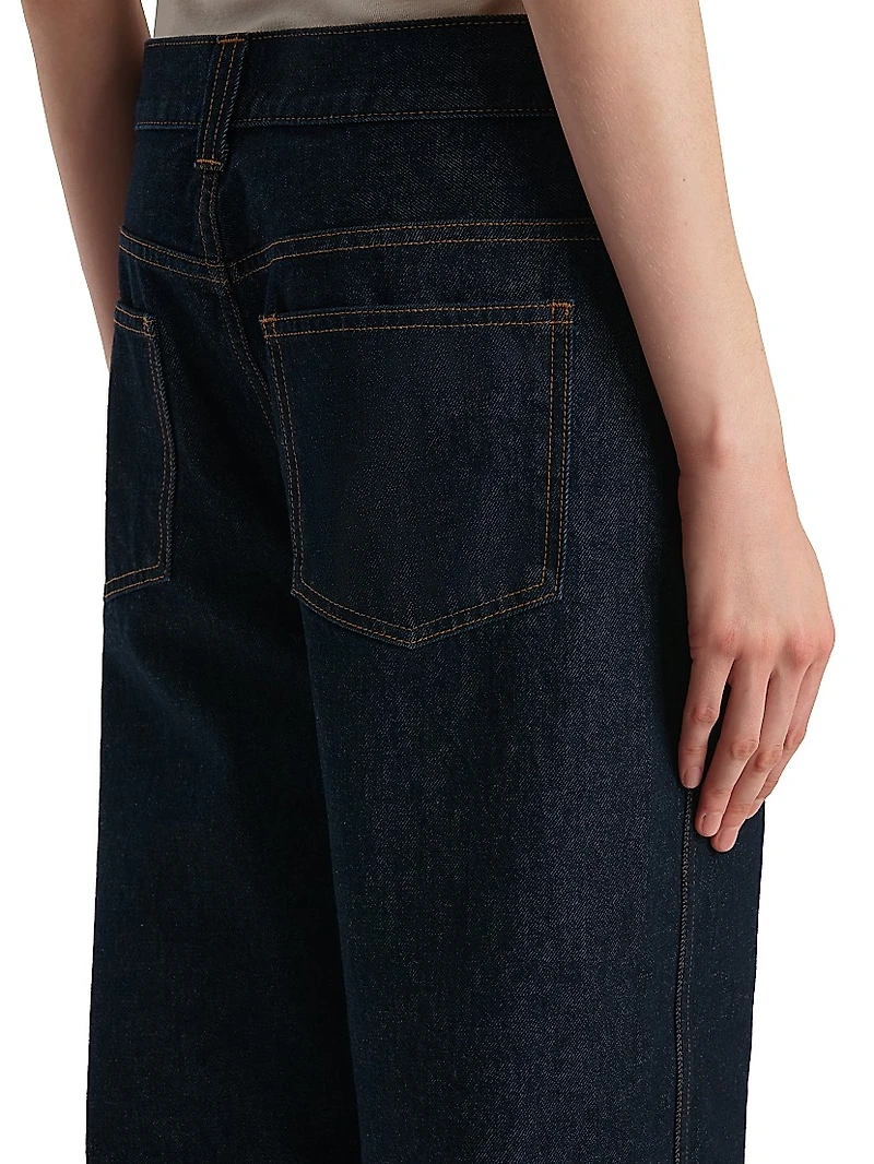 Bonnie Mid-Rise Wide-Leg Jeans