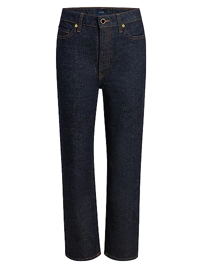 Abigail Straight-Leg Ankle Crop Jeans