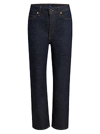Abigail Straight-Leg Ankle Crop Jeans