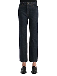 Abigail Straight-Leg Ankle Crop Jeans