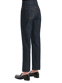 Abigail Straight-Leg Ankle Crop Jeans
