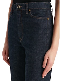 Abigail Straight-Leg Ankle Crop Jeans