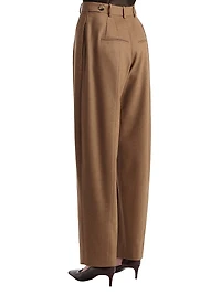 Dugan Pleated Wool Pants