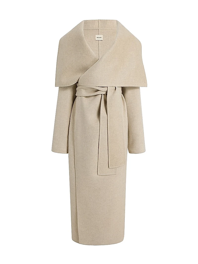 Levitt Cashmere Tie-Waist Coat