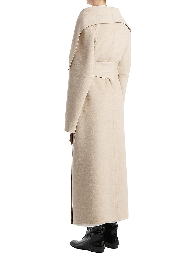 Levitt Cashmere Tie-Waist Coat