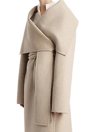 Levitt Cashmere Tie-Waist Coat