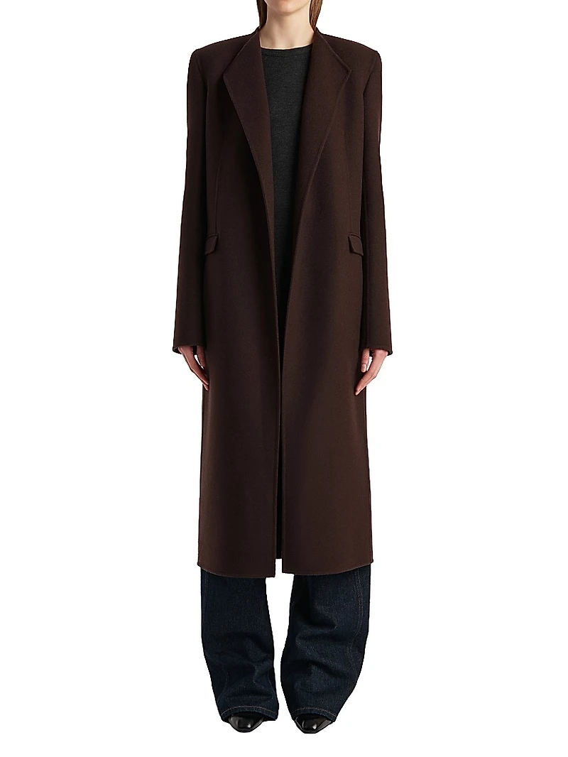 Jelson Wool Tie-Waist Coat