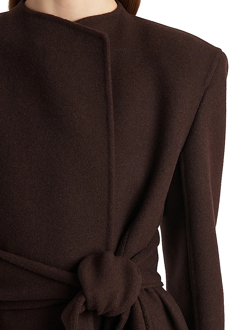 Jelson Wool Tie-Waist Coat