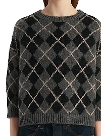 Colt Argyle Cashmere Sweater