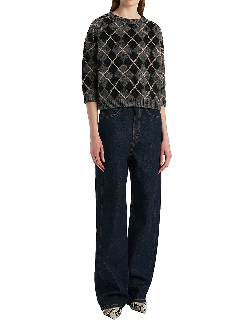 Colt Argyle Cashmere Sweater
