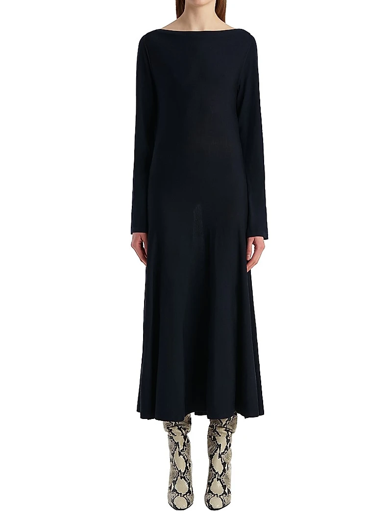 Ruth Virgin Wool Maxi Dress