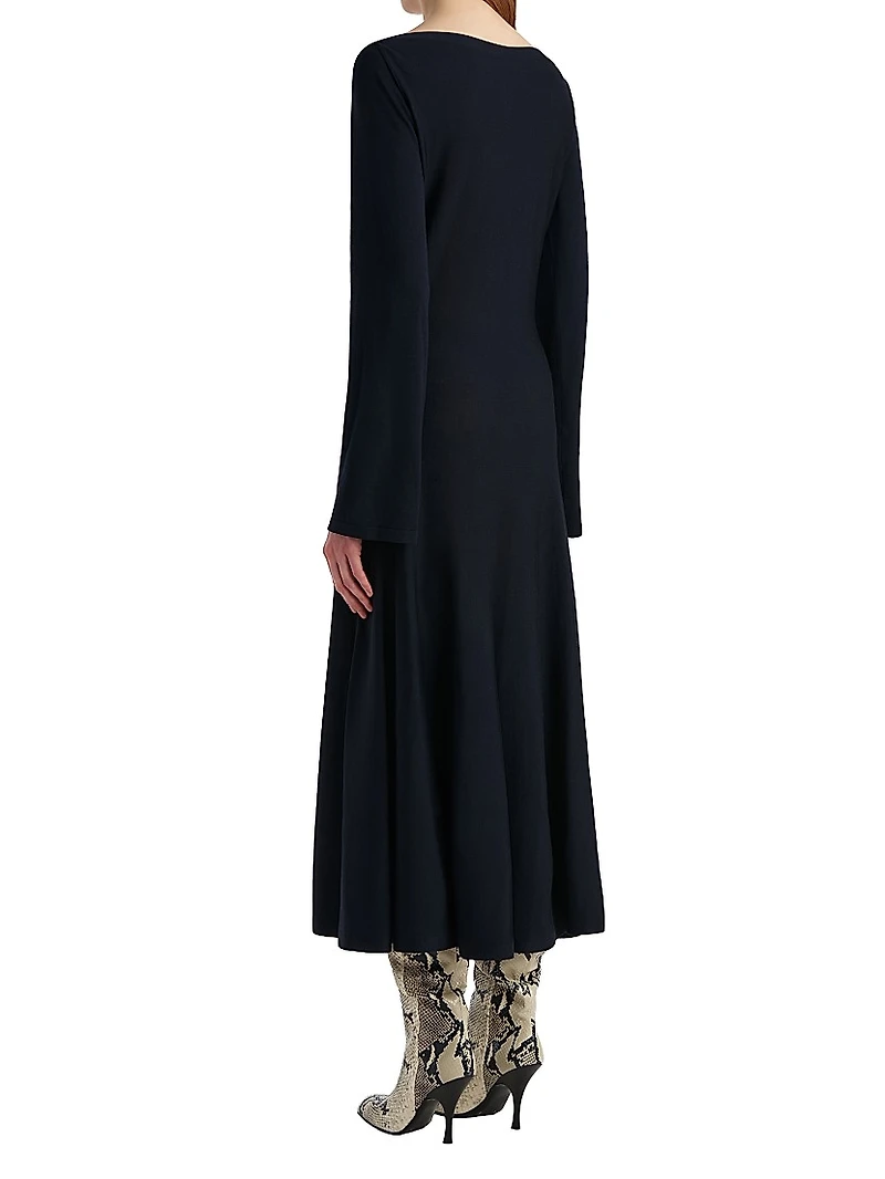 Ruth Virgin Wool Maxi Dress