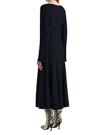 Ruth Virgin Wool Maxi Dress