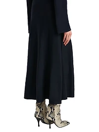 Ruth Virgin Wool Maxi Dress