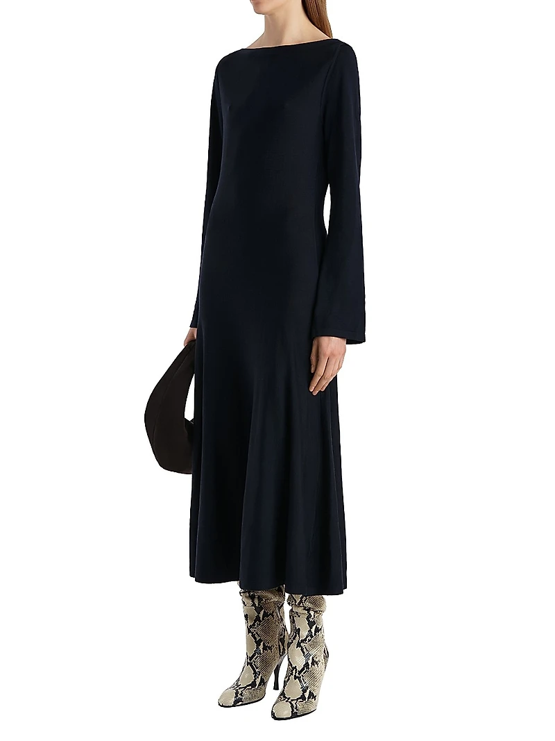 Ruth Virgin Wool Maxi Dress