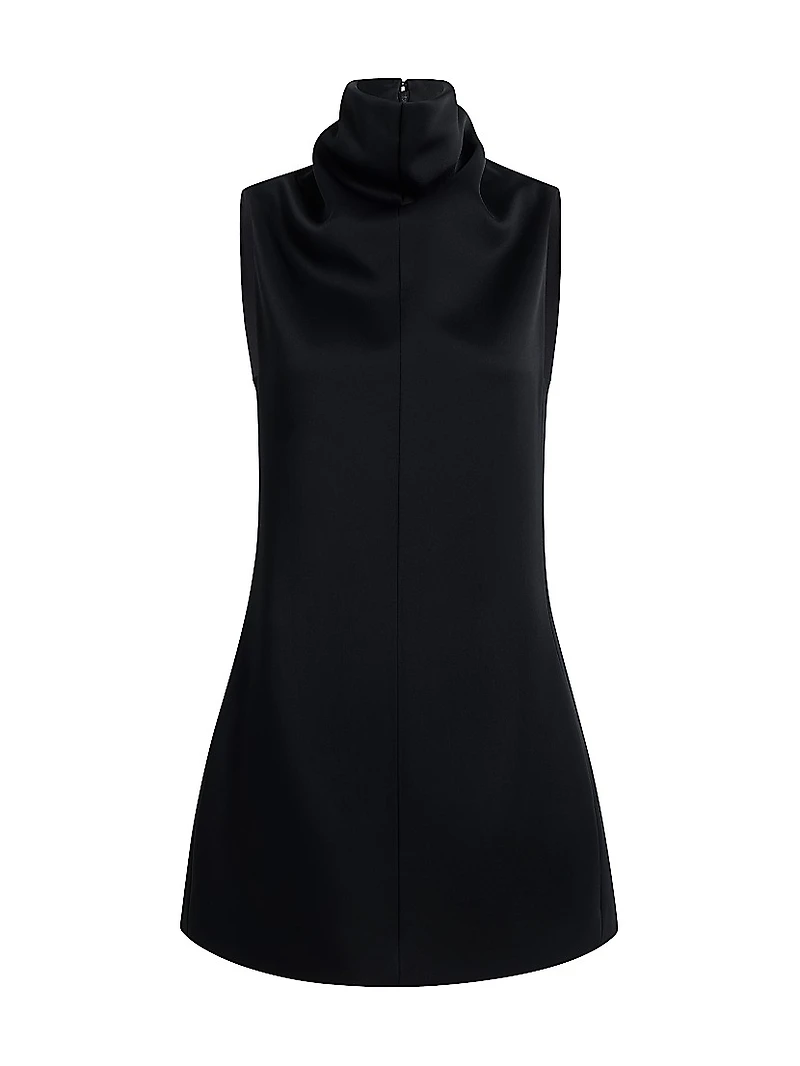 Daria Turtleneck Sleeveless Minidress