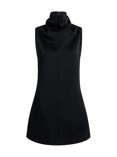 Daria Turtleneck Sleeveless Minidress