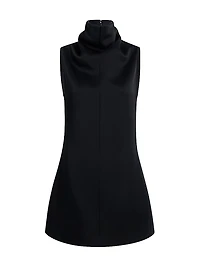 Daria Turtleneck Sleeveless Minidress