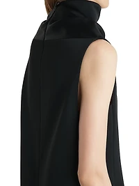 Daria Turtleneck Sleeveless Minidress