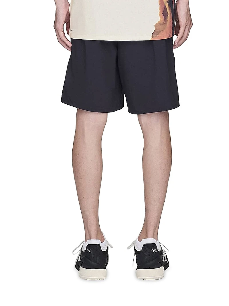 Y-3 Ergo Pleated Tennis Shorts