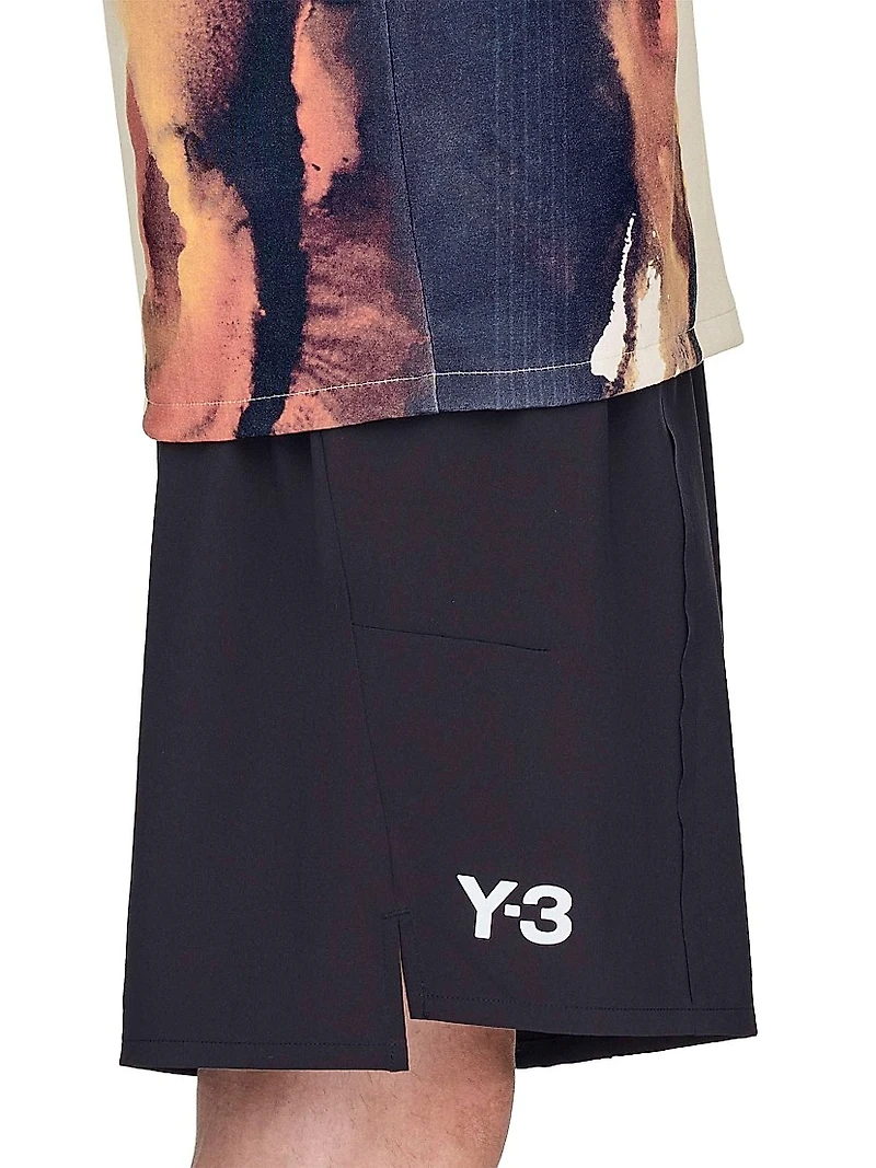 Y-3 Ergo Pleated Tennis Shorts