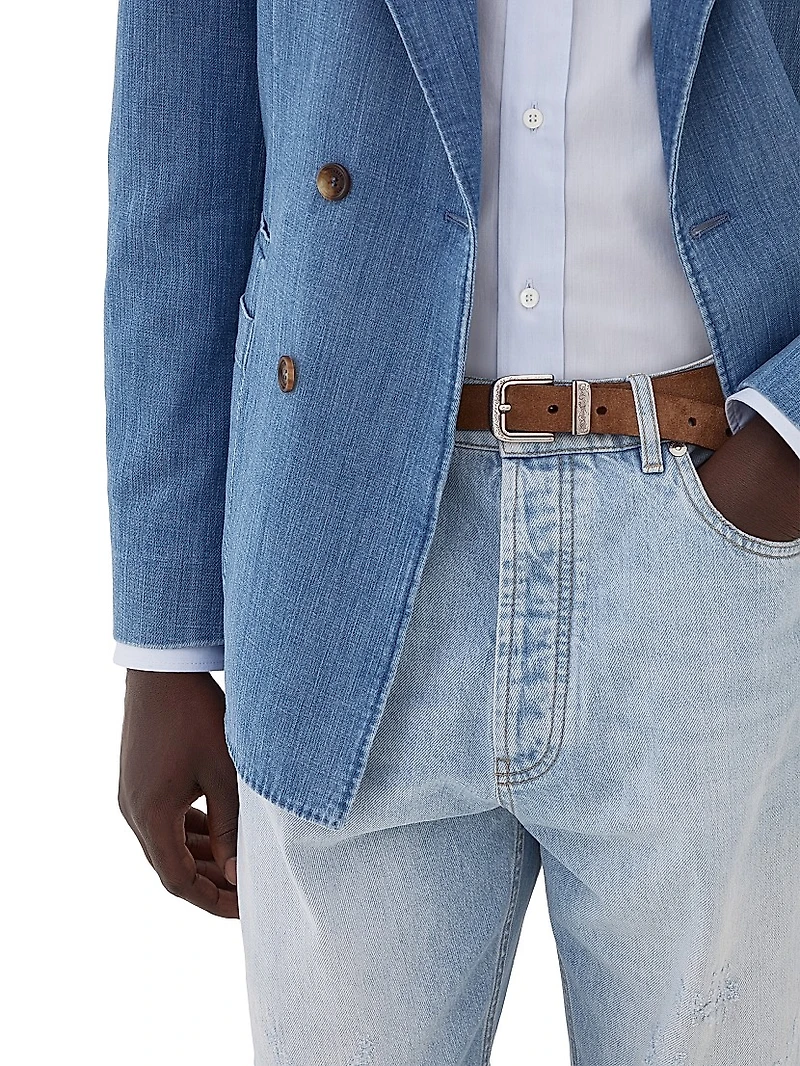 Reversed Leather Belt