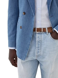 Reversed Leather Belt