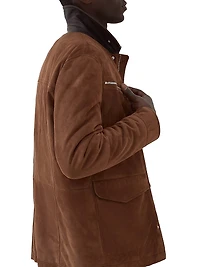 Suede Field Jacket with Thermore Padding