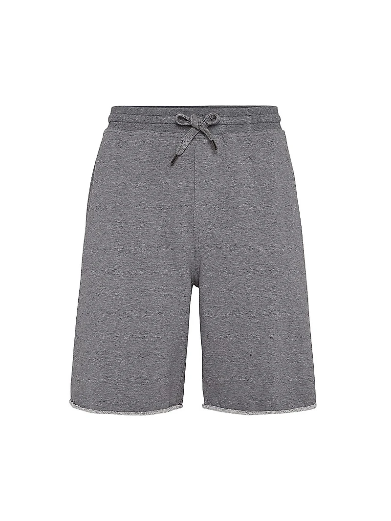 Cotton Smooth French Terry Bermuda Shorts