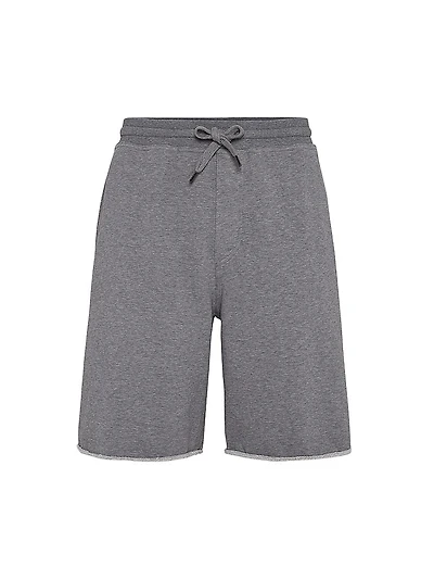 Cotton Smooth French Terry Bermuda Shorts