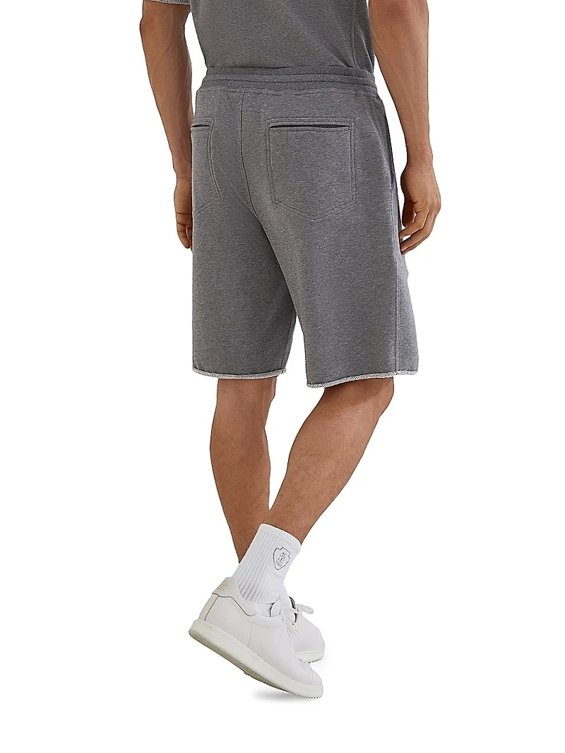 Cotton Smooth French Terry Bermuda Shorts