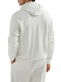 Cashmere Blend French Terry Double Cloth Sweatshirt