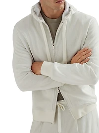 Cashmere Blend French Terry Double Cloth Sweatshirt