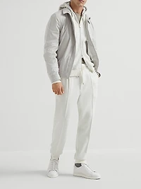 Cashmere Blend French Terry Double Cloth Sweatshirt