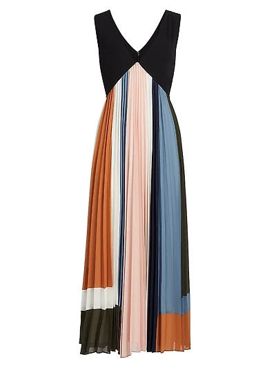 Nelly Colorblock Midi-Dress