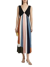 Nelly Colorblock Midi-Dress