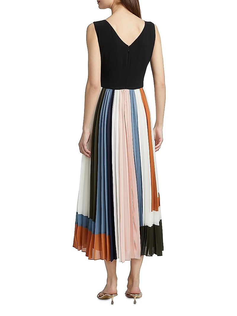 Nelly Colorblock Midi-Dress