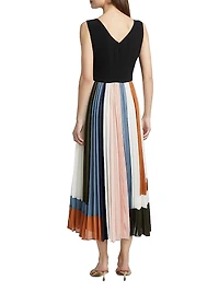 Nelly Colorblock Midi-Dress