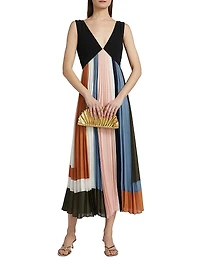 Nelly Colorblock Midi-Dress