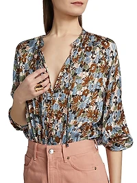 Linds Silk Floral Blouse