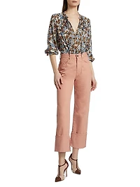 Linds Silk Floral Blouse