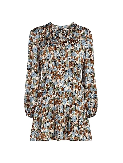 Nyjah Silk Floral Minidress