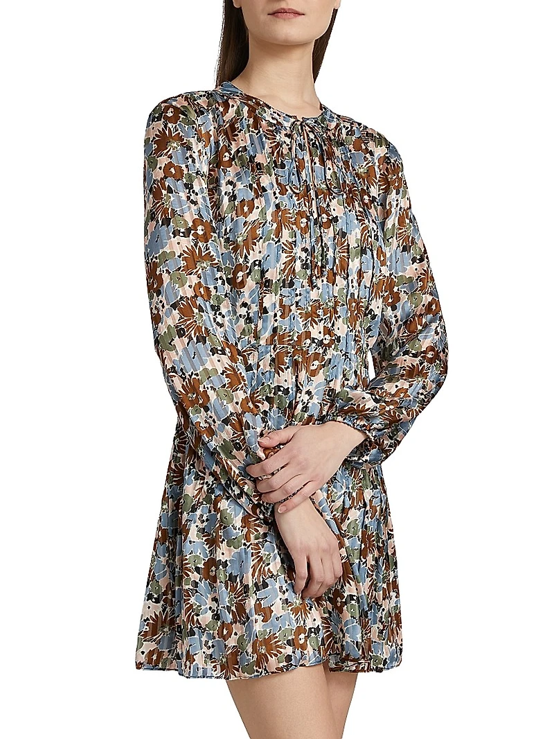 Nyjah Silk Floral Minidress
