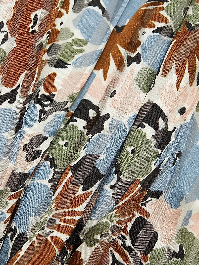 Nyjah Silk Floral Minidress